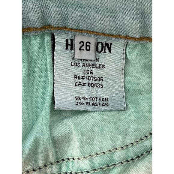 Boho Hudson Ombre Dyed Jeans Krysta Jeans Size 26 Hippie Western Costal 70s - Picture 2 of 8